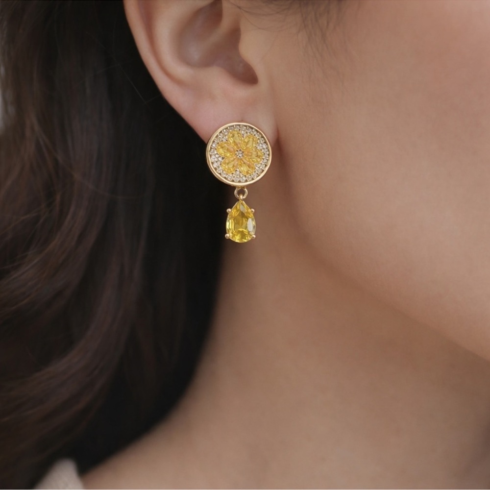 Kate Spade New York Fresh Squeeze Lemon Drop Earrings